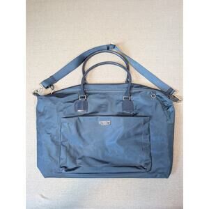 tumi luggage Duffel Bag Polyester And Leather Teal & Burgundy